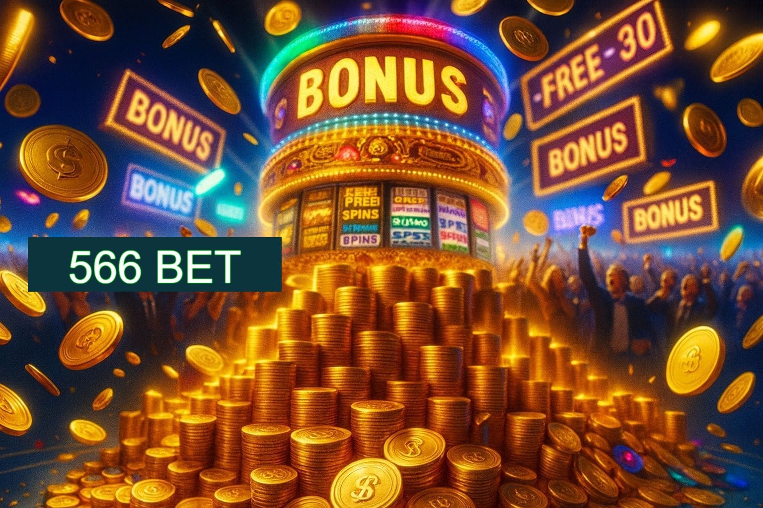 Bônus de boas-vindas e outros tipos de bônus no 566 BET